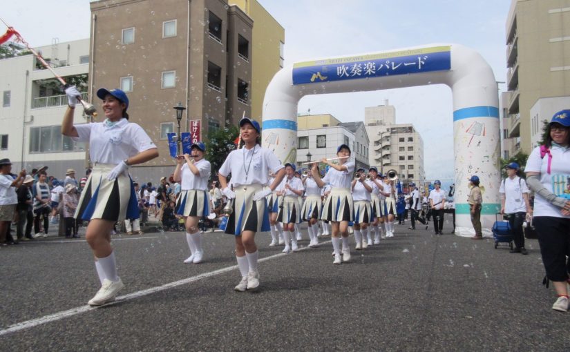 セイジ・オザワ松本フェスティバル吹奏楽パレードに出動しました！