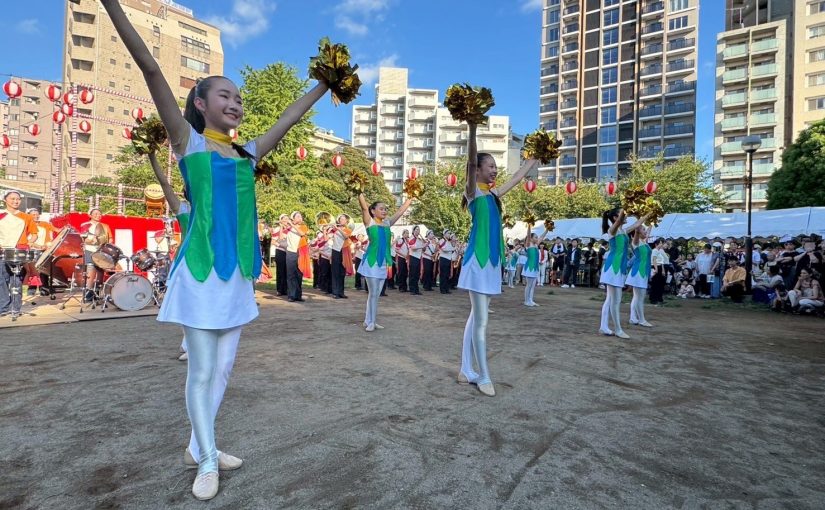 白金台納涼盆踊り大会に出動しました！